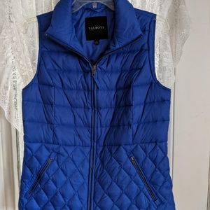 Talbot's Quilted Down Vest Size Small